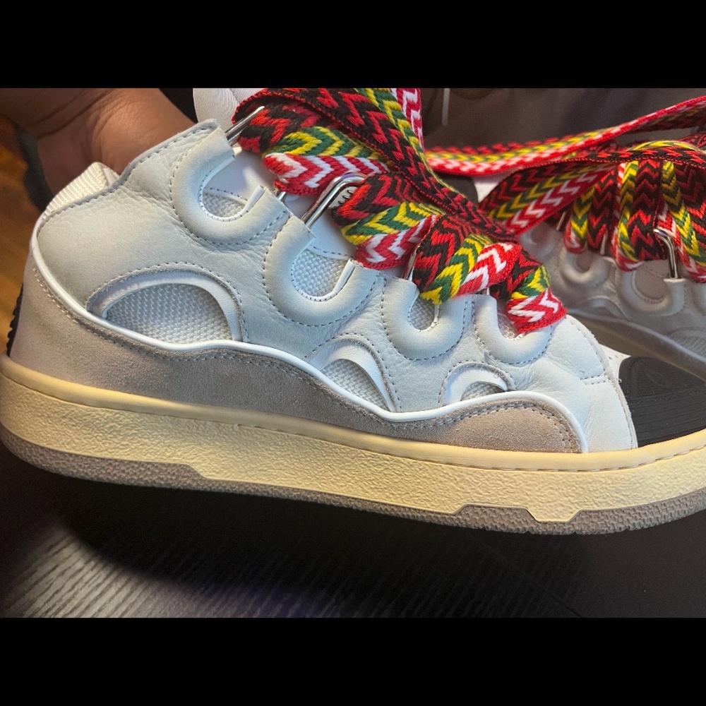 Lanvin curb sneakers